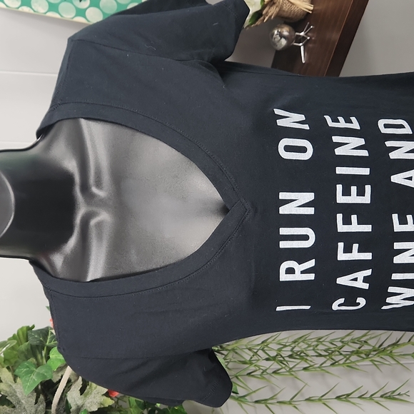 Caffeine Wine and Cusswords Graphic Tee - Picture 6 of 11